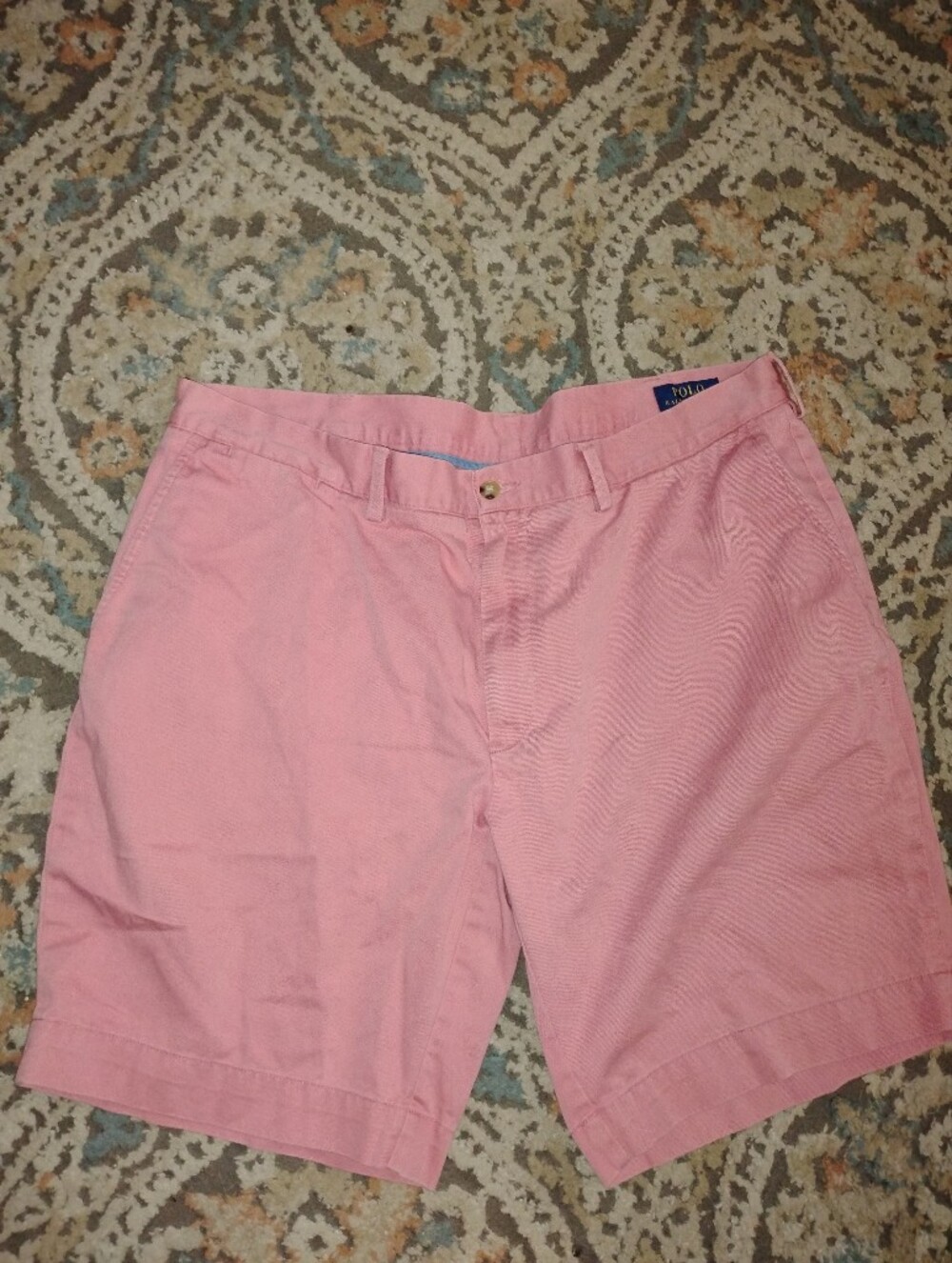 Polo by Ralph Lauren Pink Men’s Flat Front Shorts - Picture 1 of 5